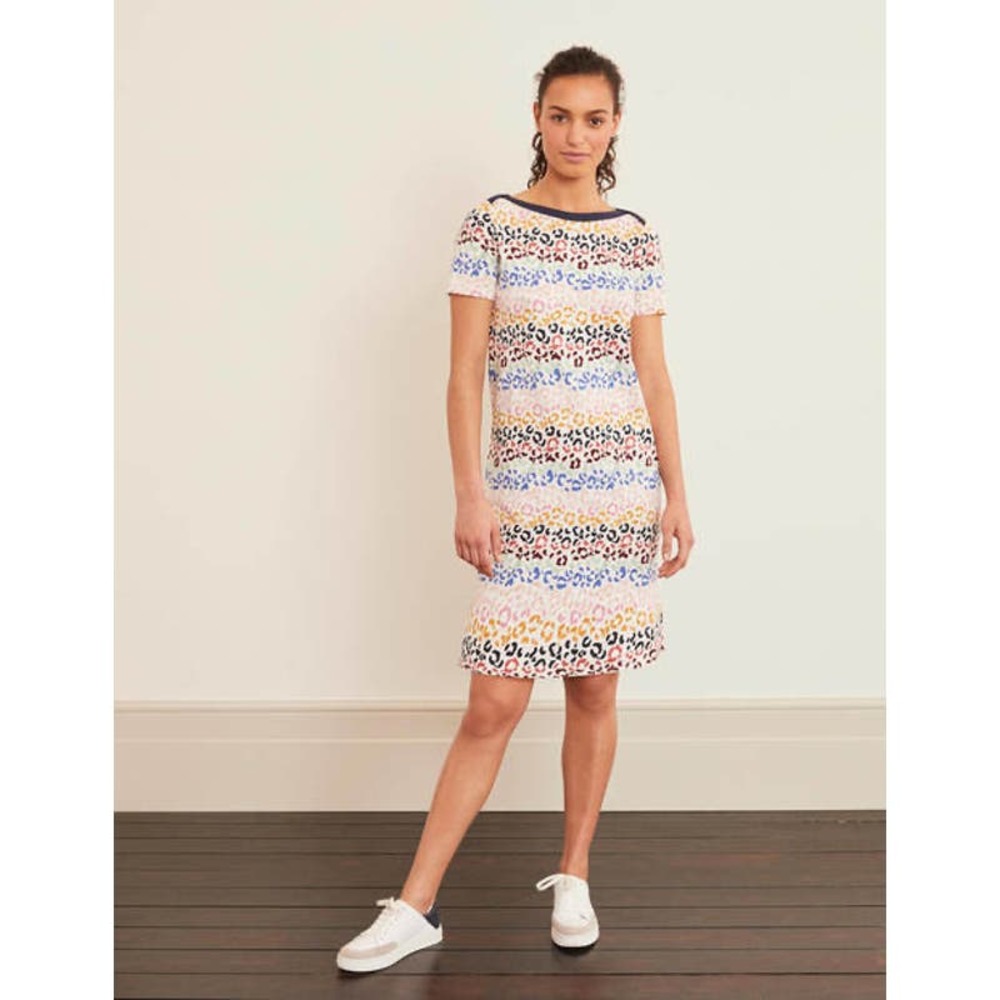 Boden Georgia Print Jersey Dress Size 8R